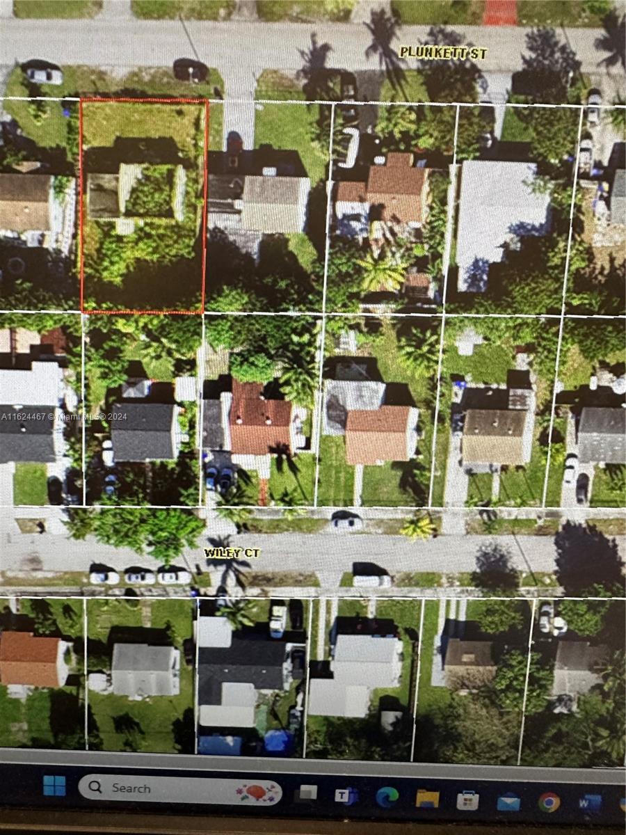 an aerial view of multiple houses