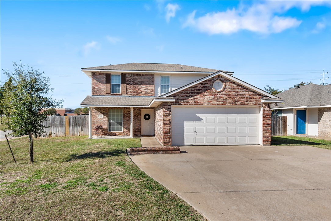 Corner lot with large front yard