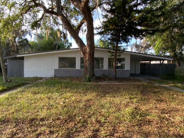 front view of house with a yard