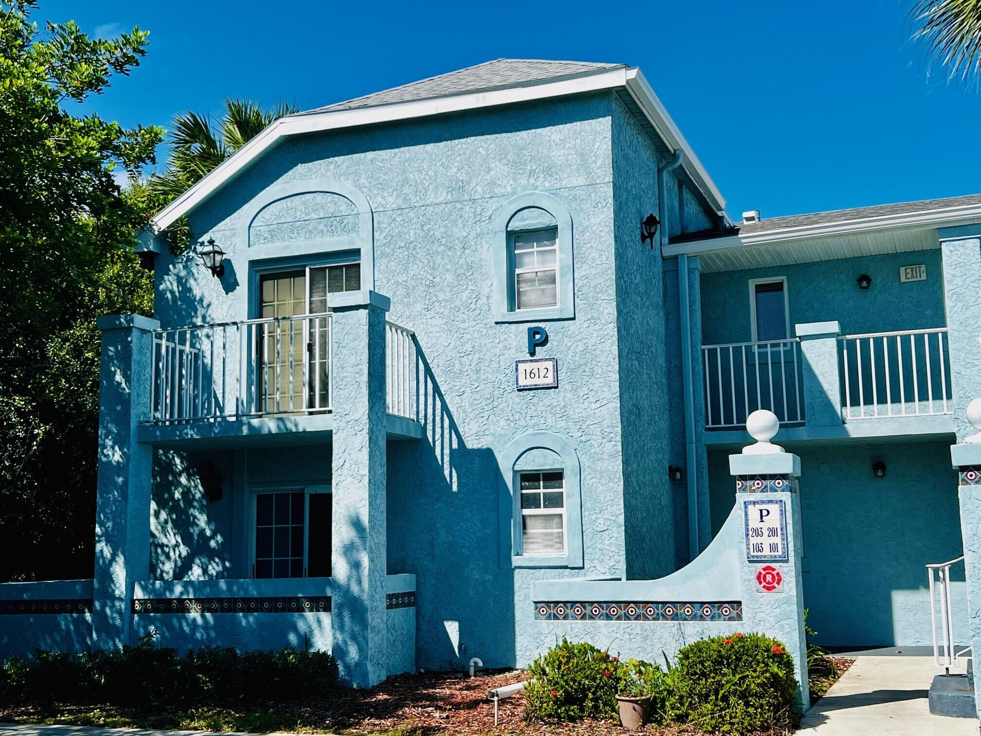 Exterior View - second floor corner unit