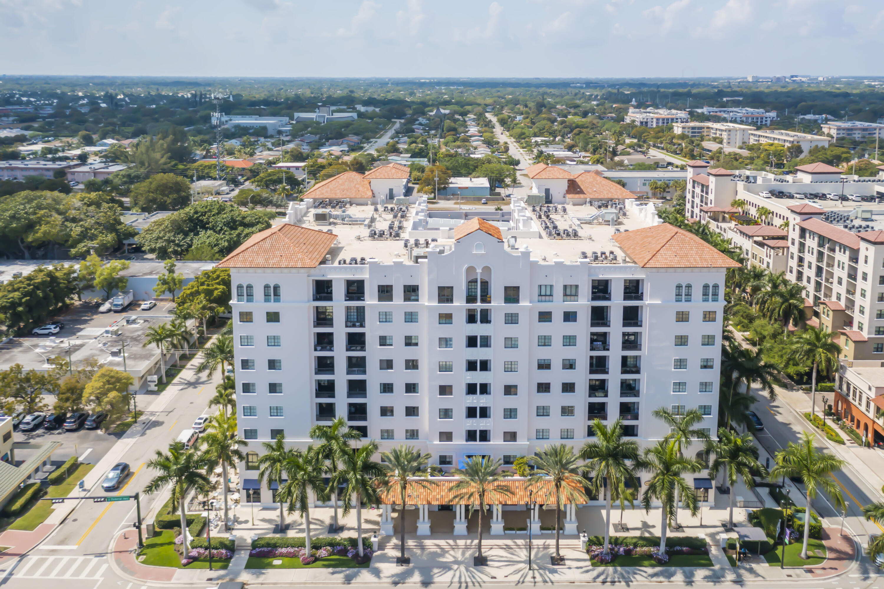 Downtown Mizner Park, Boca Raton, Florida, USA available as Framed