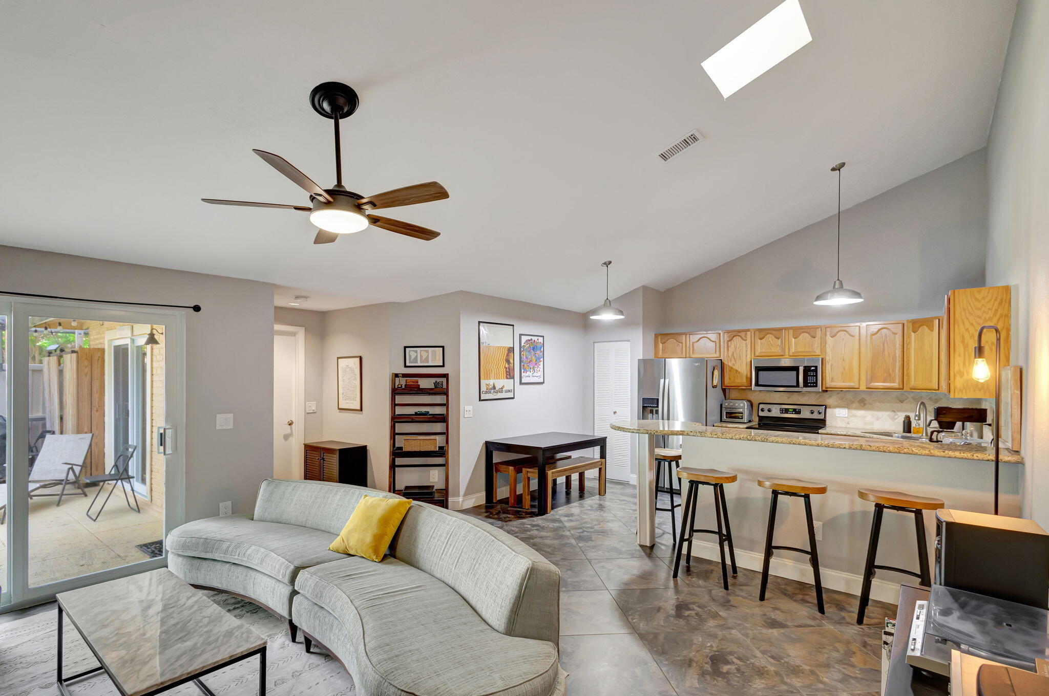 Living room kitchen