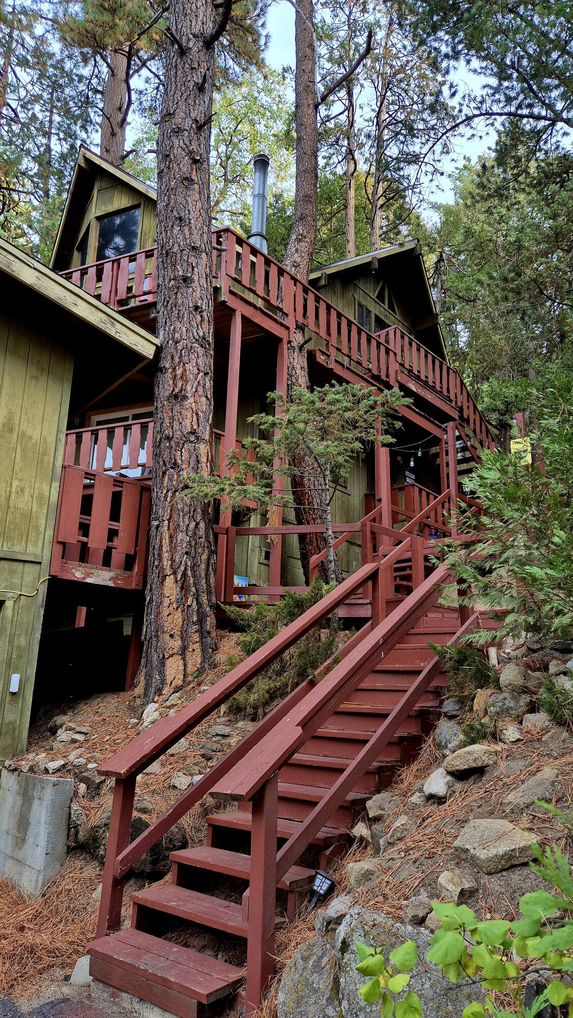 a view of an outdoor sitting area