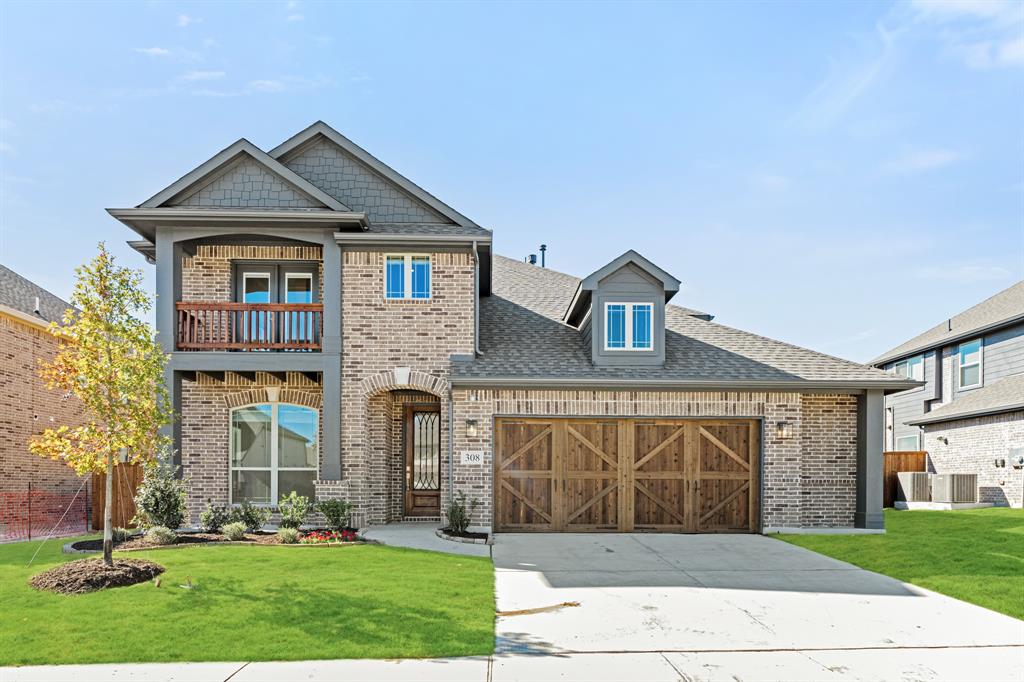 front view of house with a yard