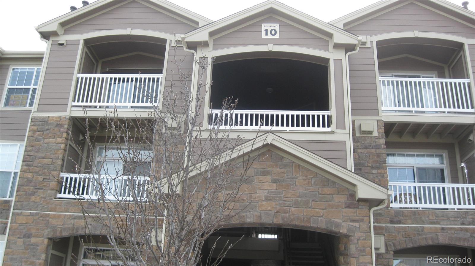 a view of a house with a door