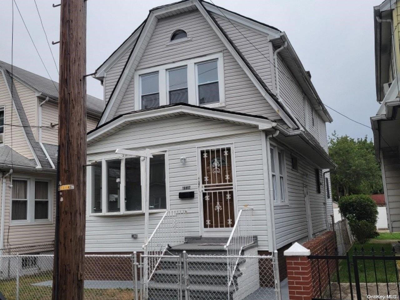 a front view of a house with balcony