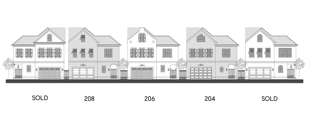 Street scene of The Courtyard plan.