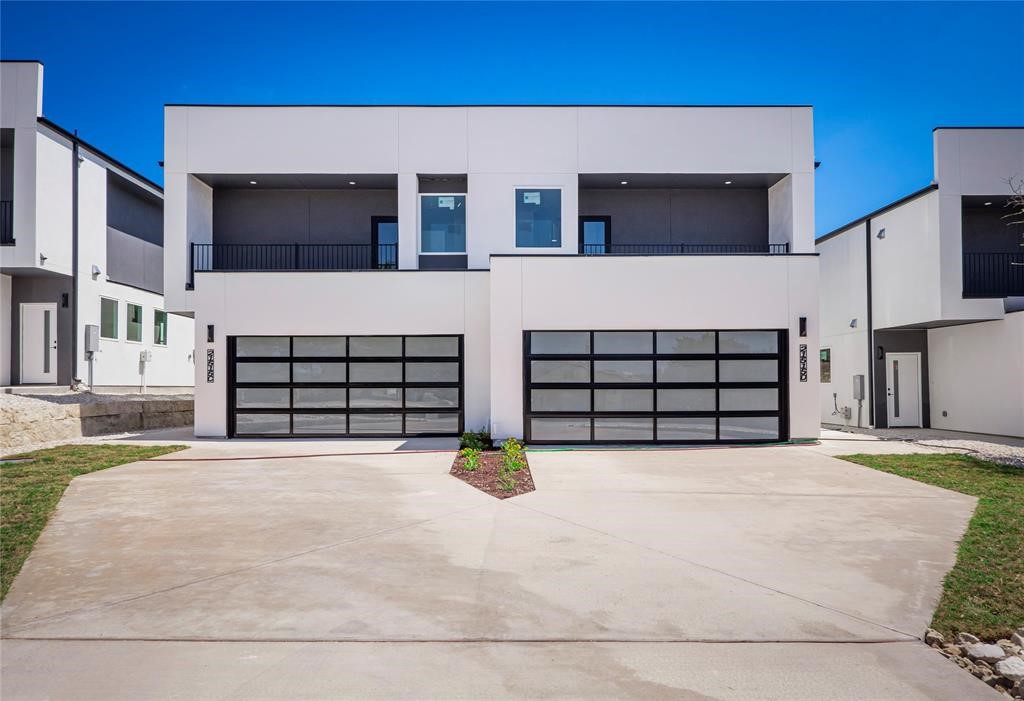 a backyard of a house