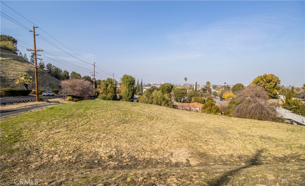 a view of outdoor space and city view