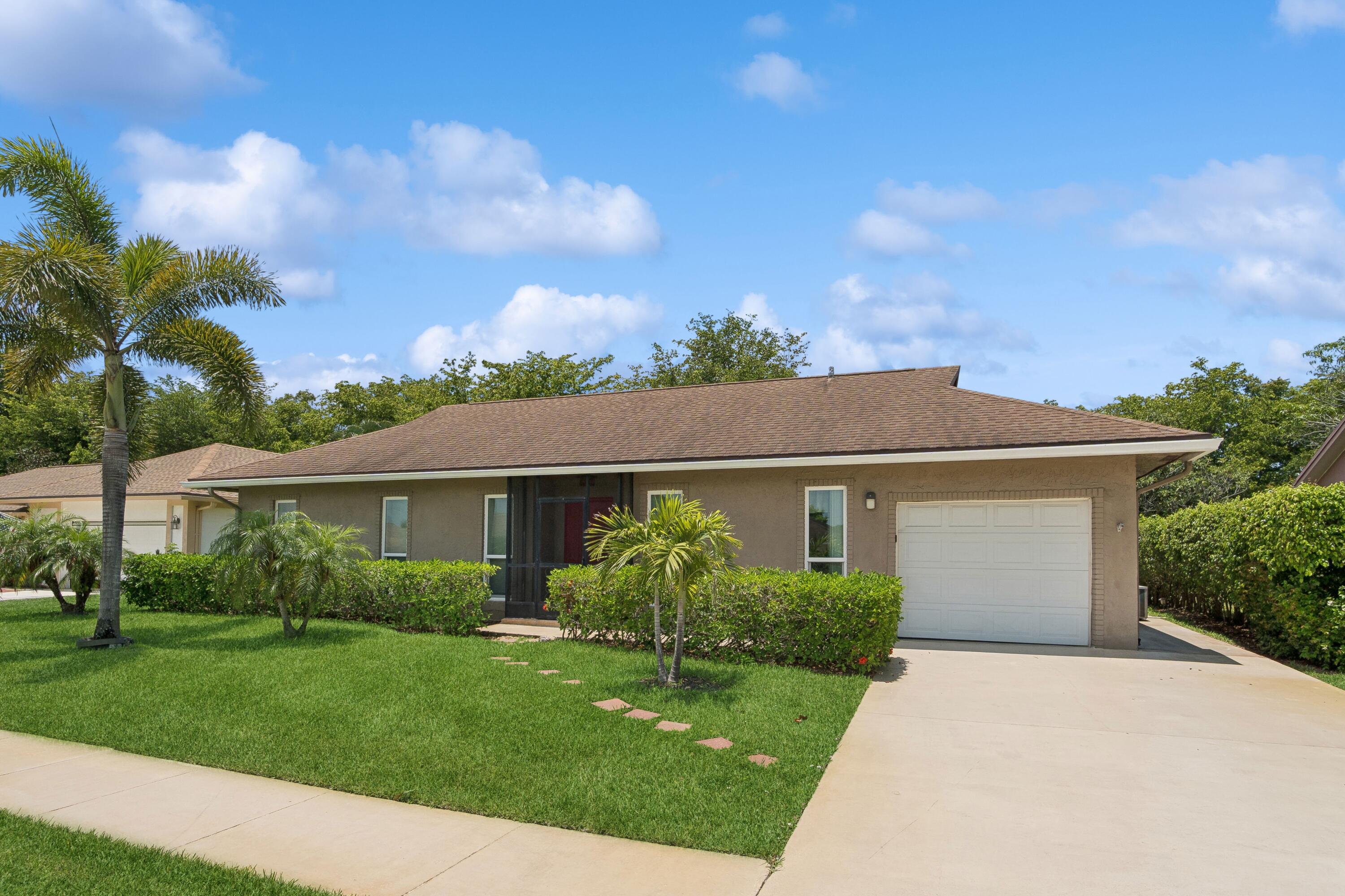 front view of house with a yard