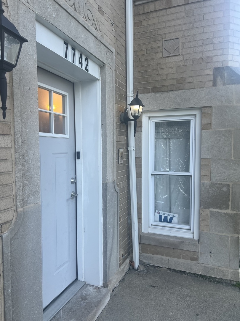 a view of entryway with a hallway