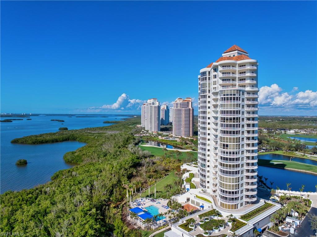 a view of a city with tall buildings