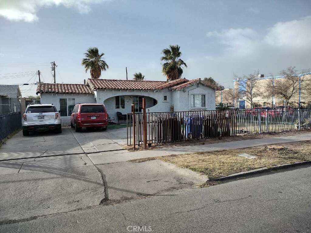 a view of a house with a patio