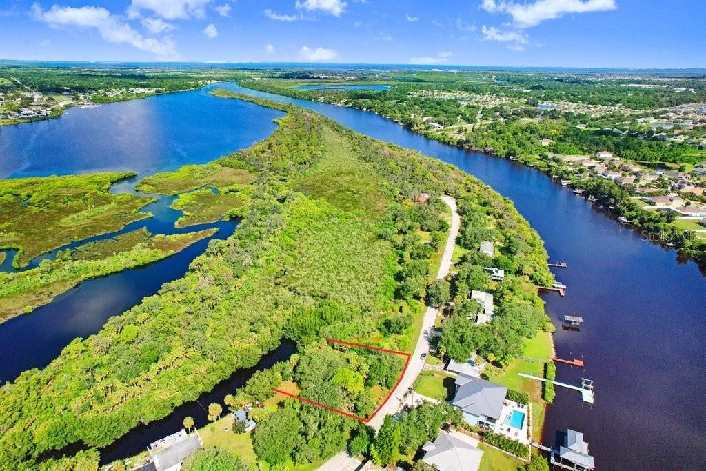 a view of a lake with a lake