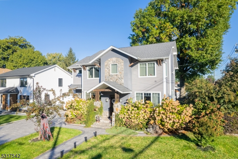 front view of house with a yard