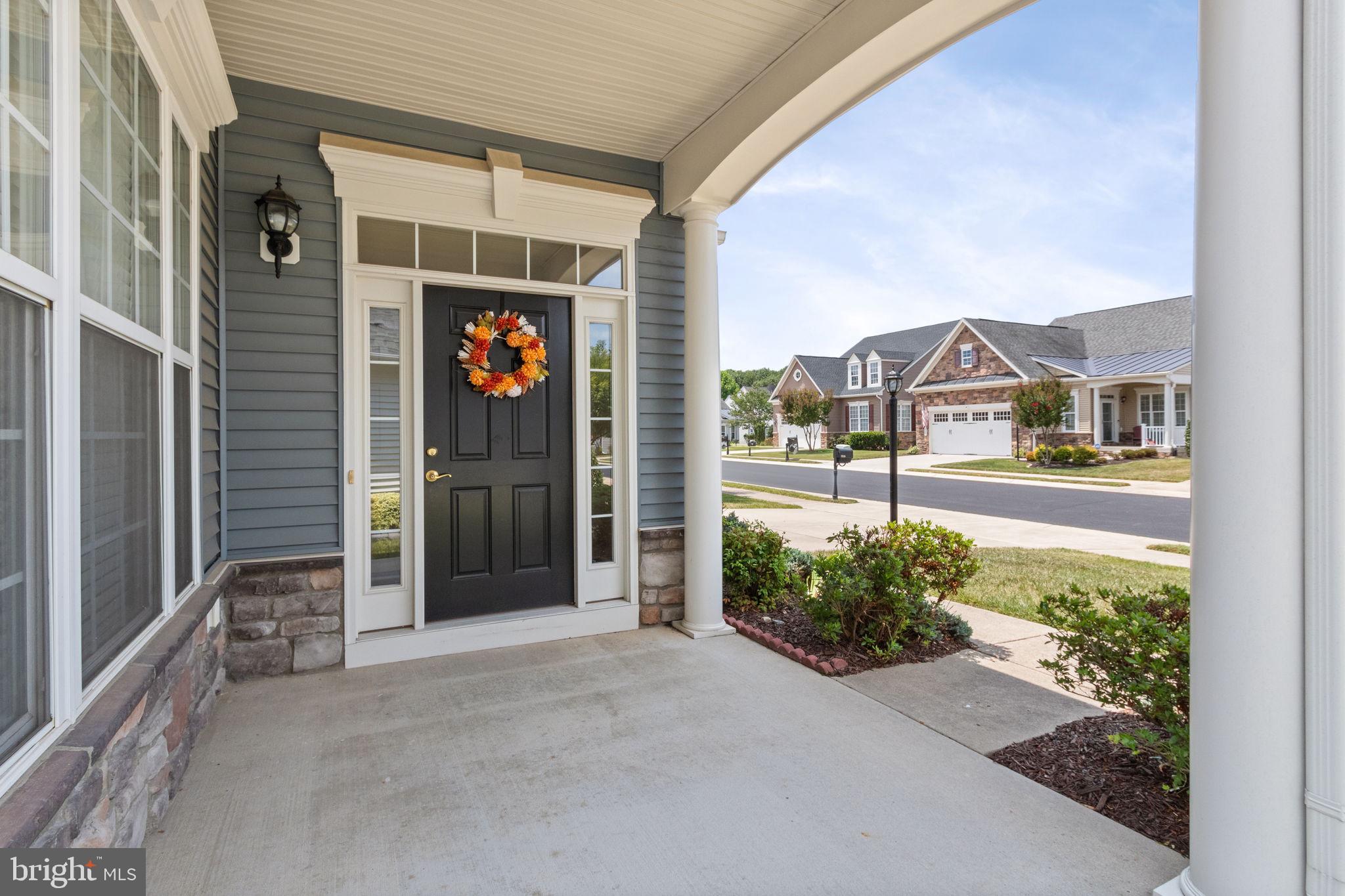 a view of a entryway front of a house