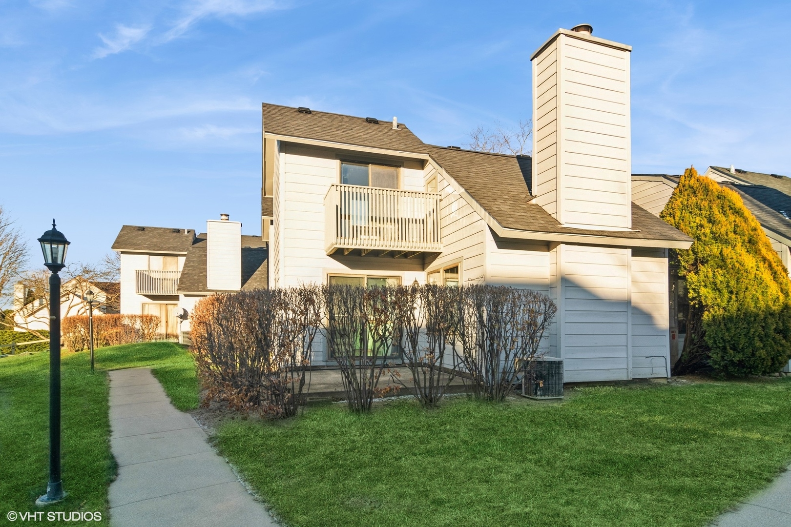 a view of a back yard of the house