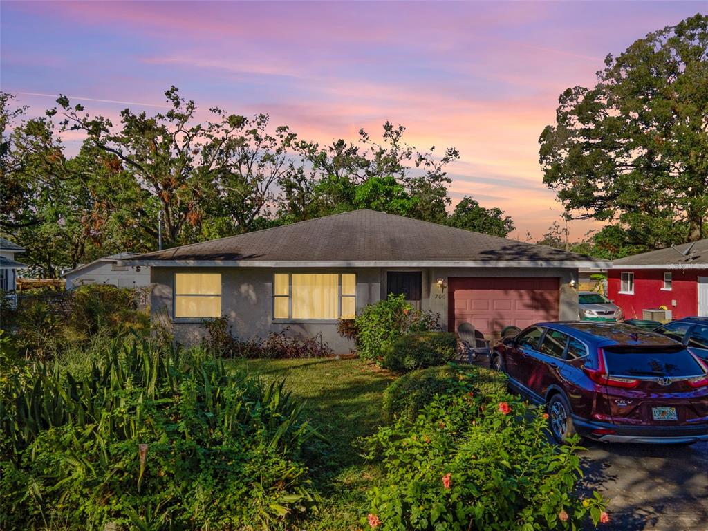 front view of house with a yard