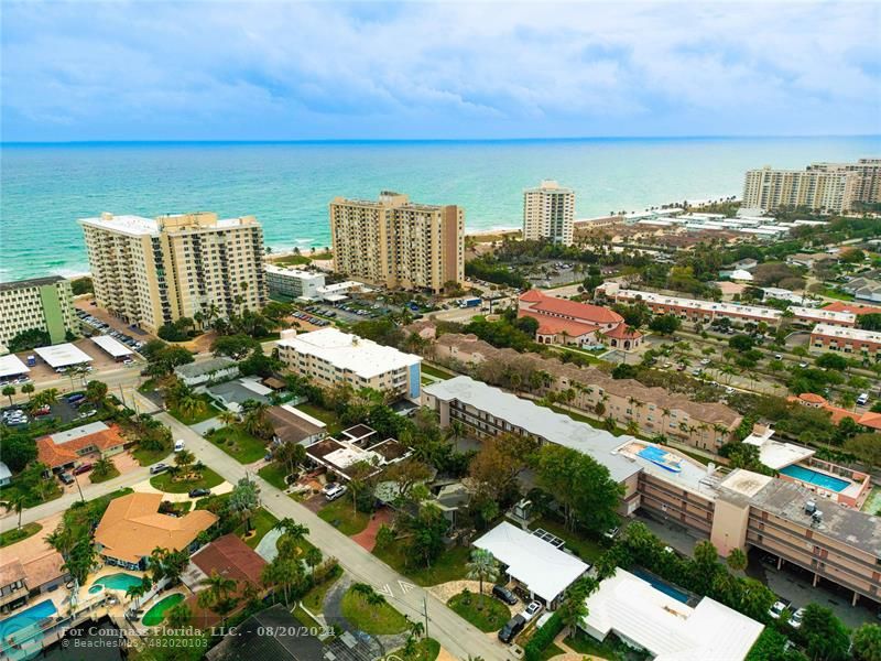 a view of city and ocean