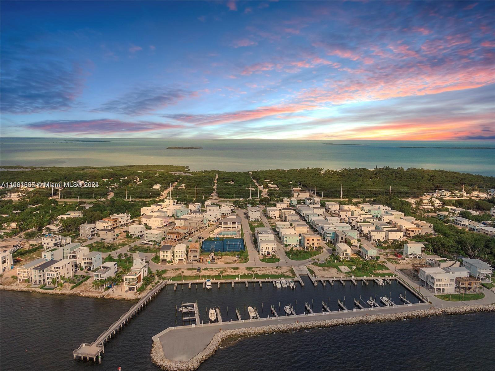 a view of city and ocean