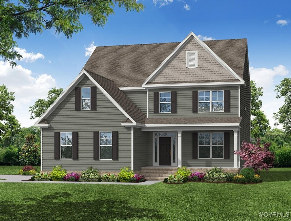 The McDowell features 5 bedrooms, 4.5 baths, a bas