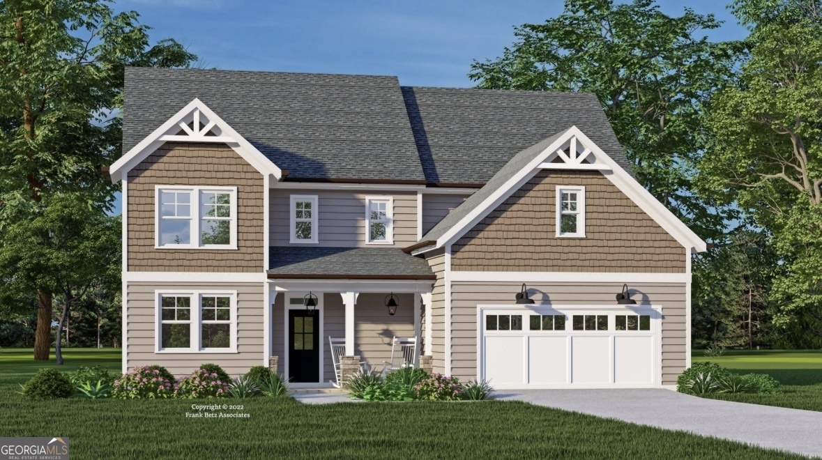 a view of outdoor space yard and front view of a house