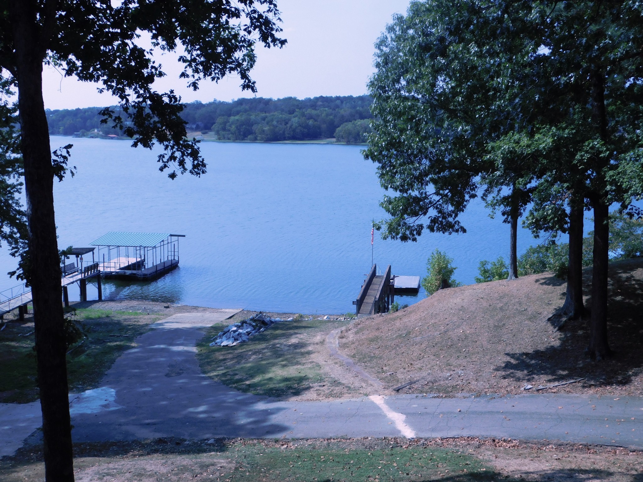 a view of a backyard of a house