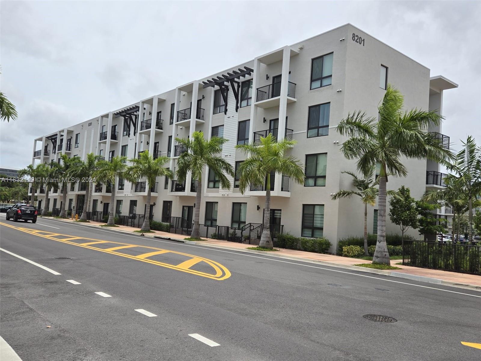 a view of building with street view