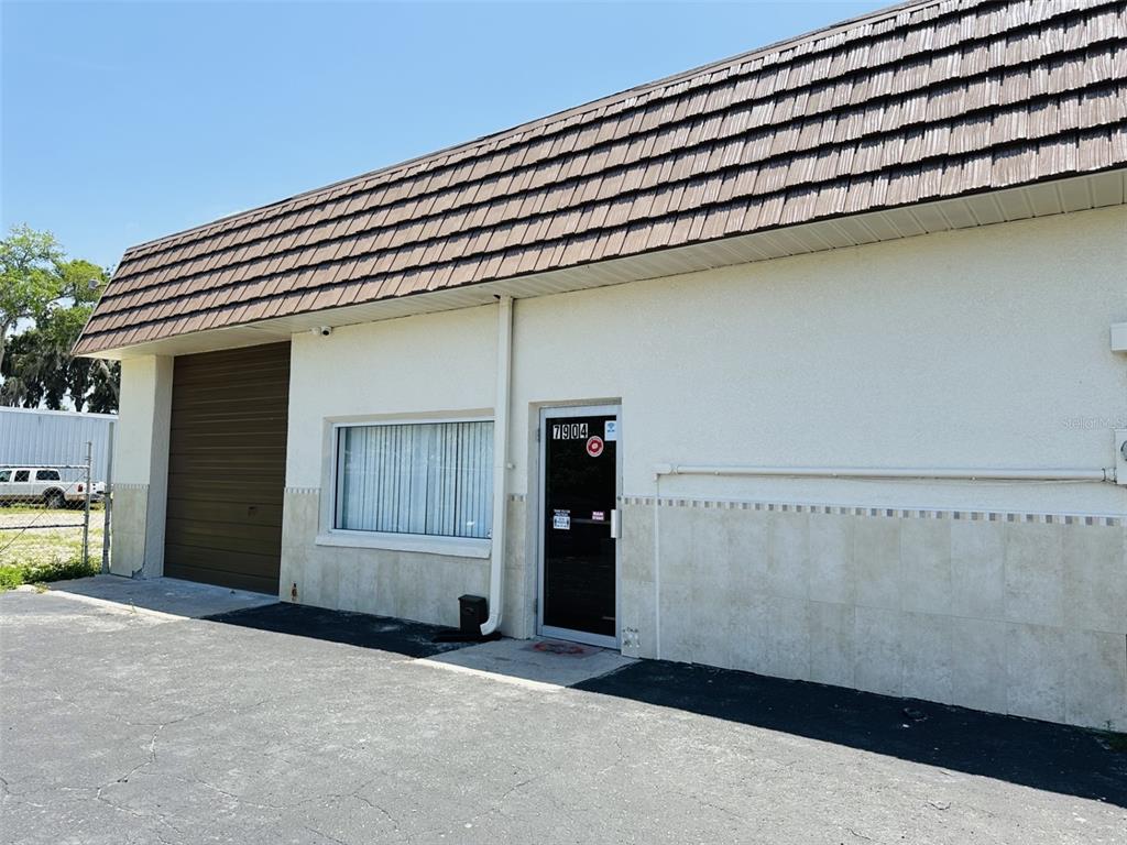 front view of a house with a garage