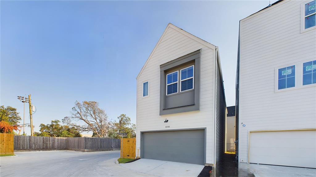 a house view with a outdoor space