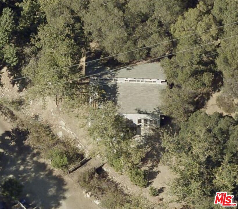 a view of a yard with trees