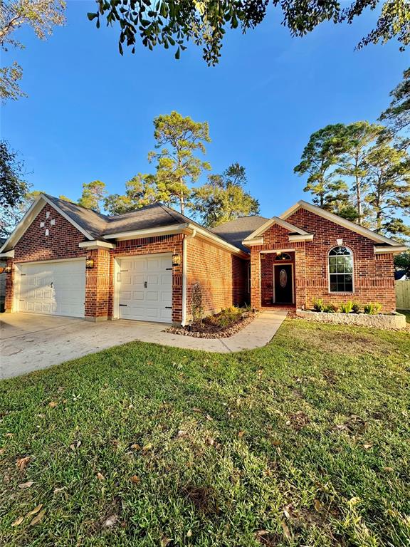 front view of a house with a big yard