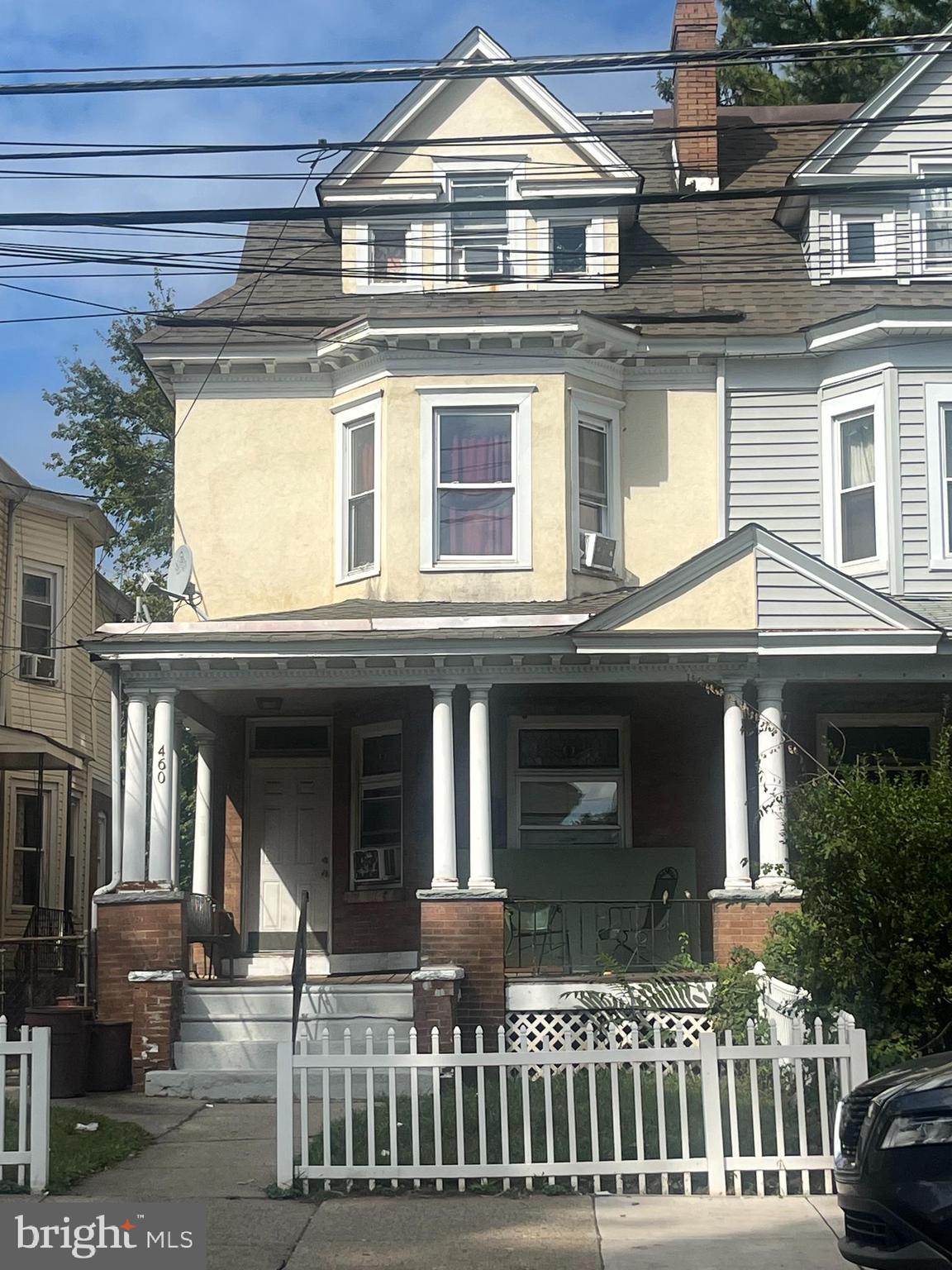 front view of a house with a porch