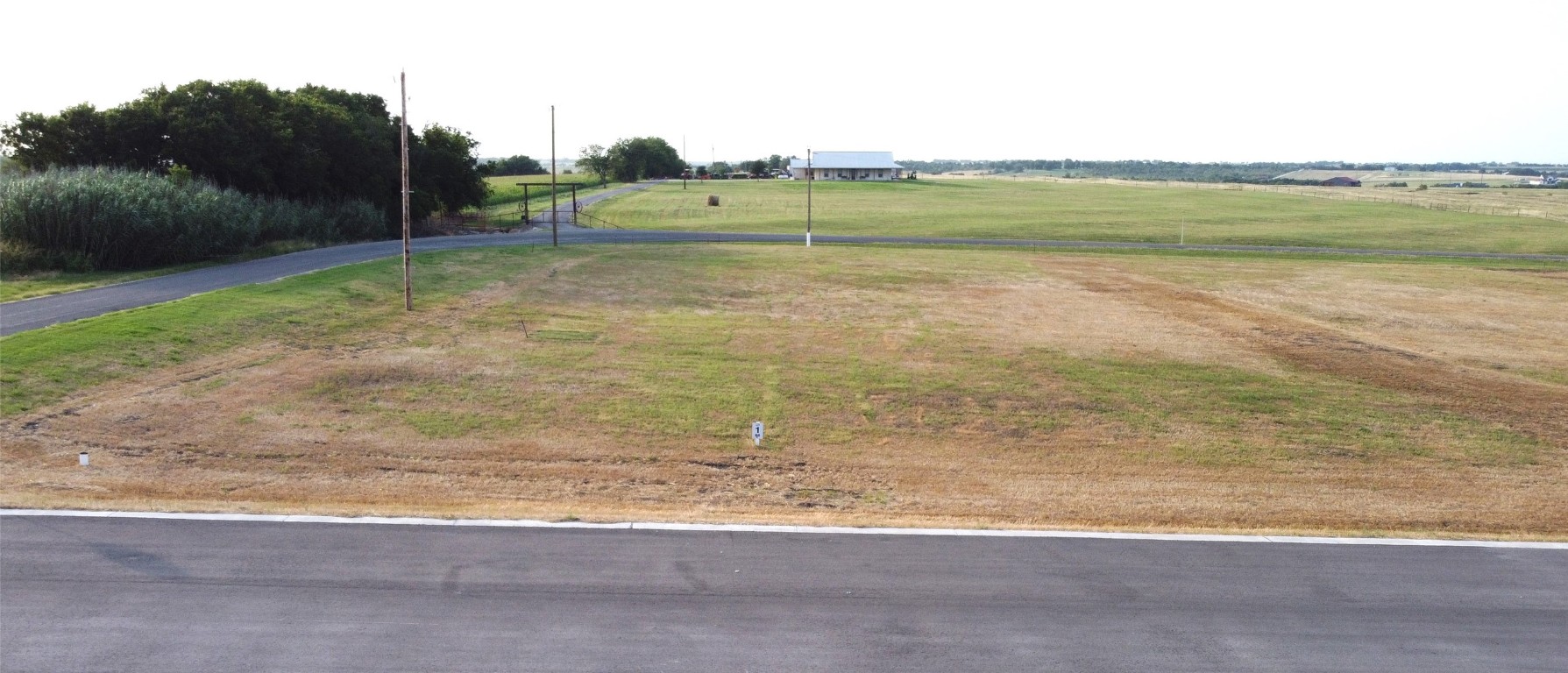 a view of a field with a field