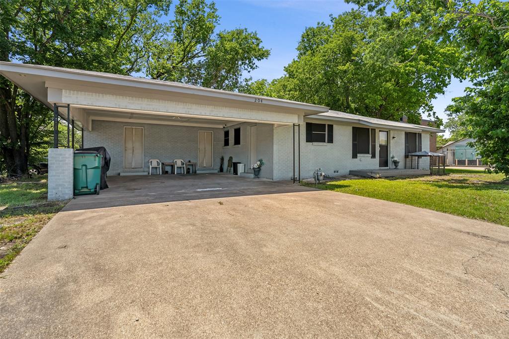 a house with a yard