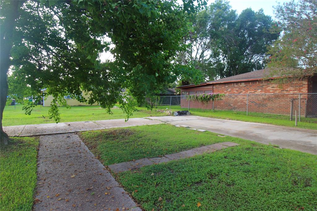 a view of a park with tree s