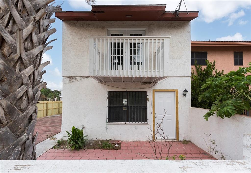 a front view of a house with entryway