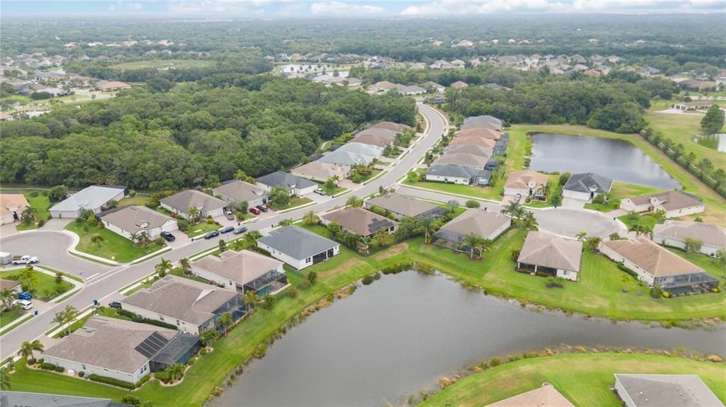 The fenced backyard sits on one of the largest lakes and faces the largest width of the lake, is tranquil and serene, while sitting out on your lanai enjoying the majestic Florida sunsets. 