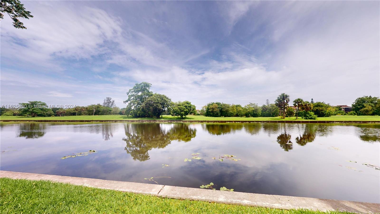 a view of a lake with a city from a lake