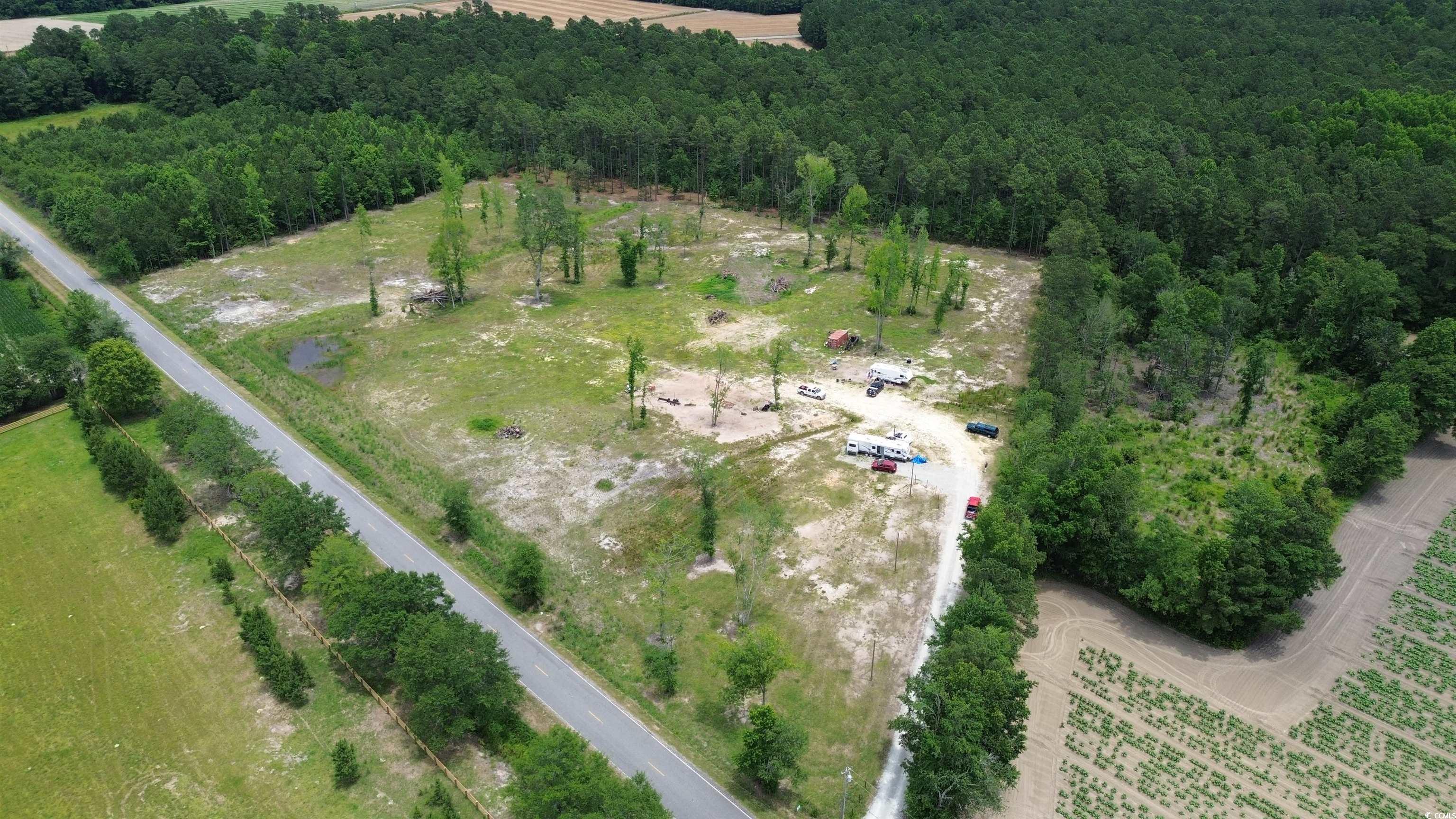 Drone / aerial view with a rural view