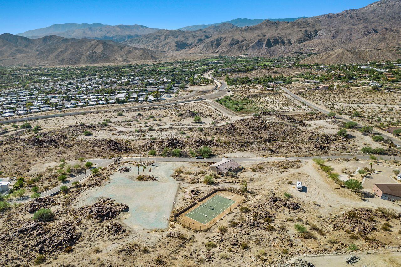 a view of lake and mountain