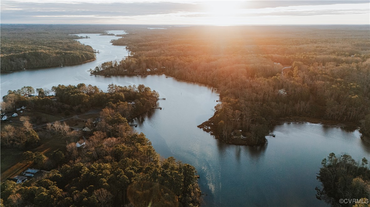 a view of lake and ocean