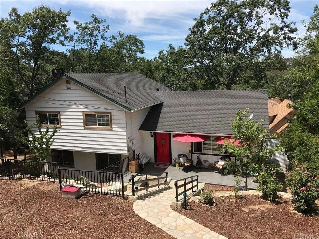 a view of a house with a patio