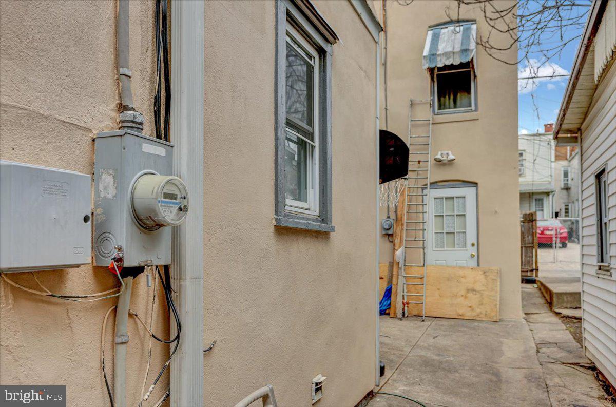 a view of storage and utility room