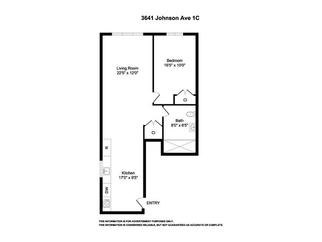 $2,756 | 3641 Johnson Avenue, Unit 1C | Central Riverdale