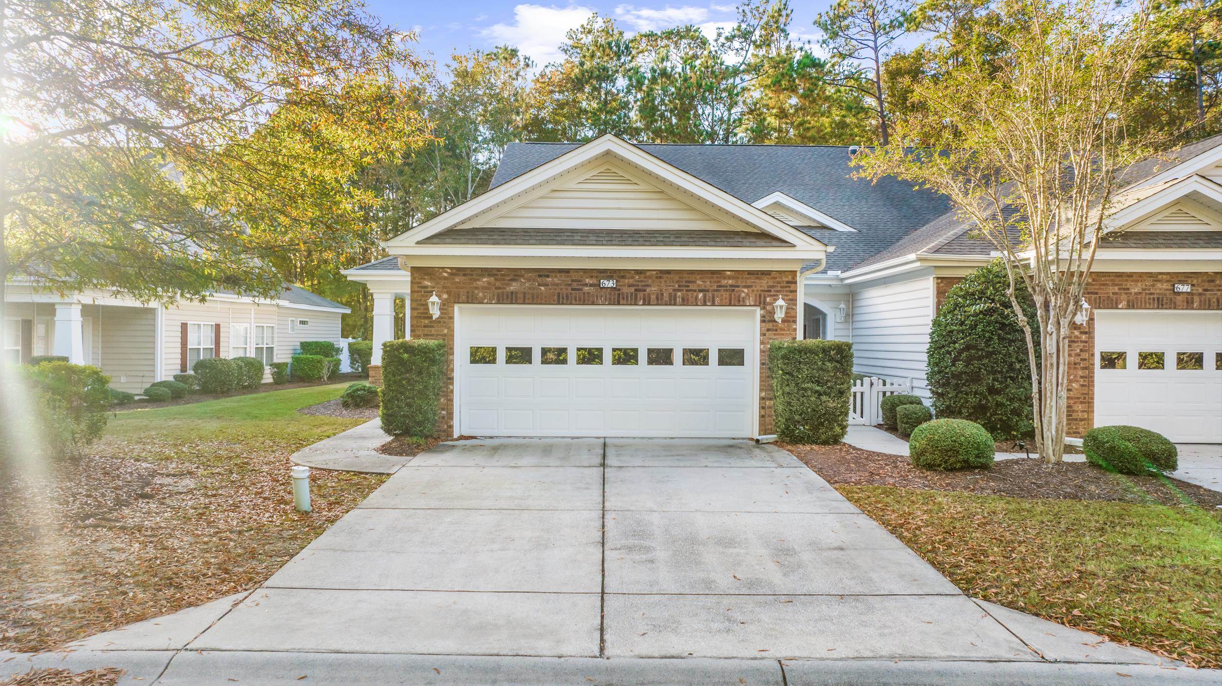 Craftsman-style house with a garage