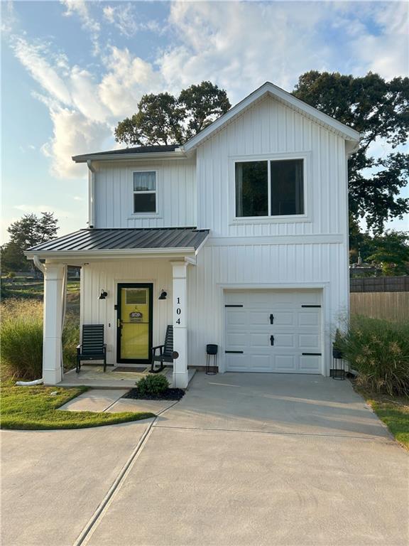 House front exterior