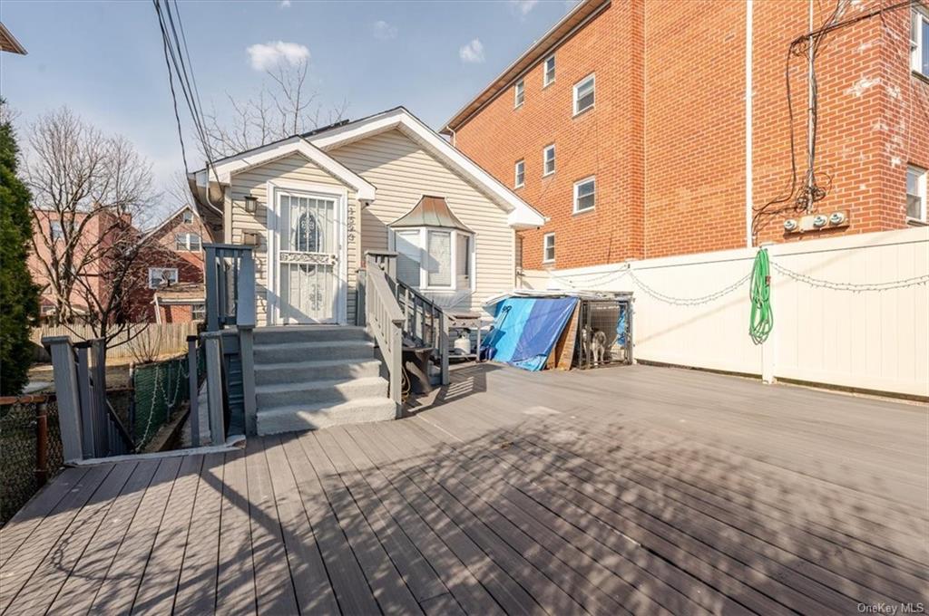 a view of a house with a patio