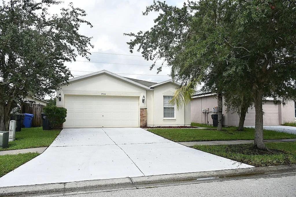 front view of house with a yard