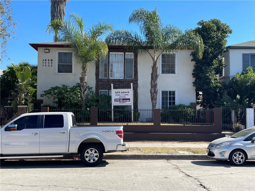 a car parked in front of a house